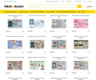 Faketools.com(Driver License) Screenshot