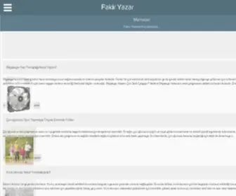 Fakiryazar.com(Fakir Yazar) Screenshot