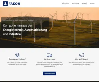 Fakon.de(Energietechnik, Automatisierung und Industrie) Screenshot