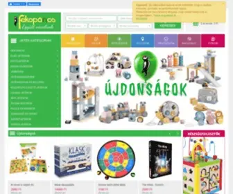 Fakopancs.hu(Fajáték és Játékbolt) Screenshot