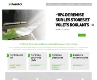 Fakro.fr(Fenêtres) Screenshot