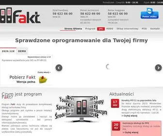 Fakt.com.pl(Kompleksowe oprogramowanie księgowe dla Twojej firmy Fakt) Screenshot