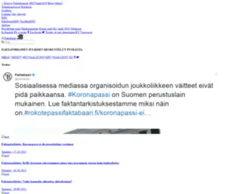 Faktabaari.fi(Faktabaari Faktabaari) Screenshot