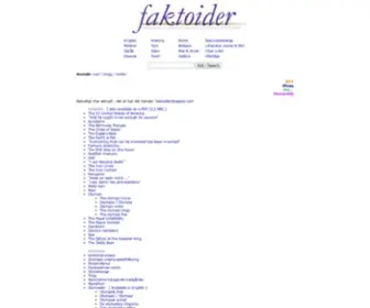 Faktoider.nu(Hexmasters Faktoider) Screenshot