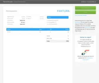 Fakturamall.gratis(Gratis fakturamall online) Screenshot