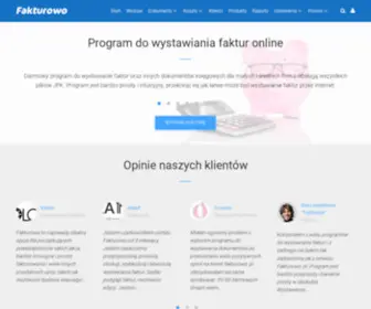 Fakturowo.pl(Darmowy program do wystawiania faktur online bez rejestracji z JPK) Screenshot