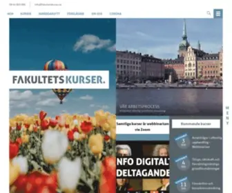 Fakultetskurser.se(Kompetensutveckling) Screenshot