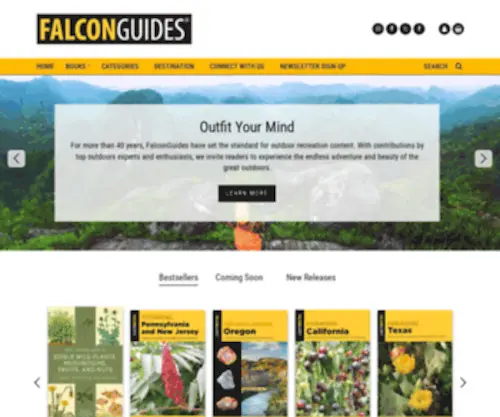 Falcon.com(FalconGuides®) Screenshot