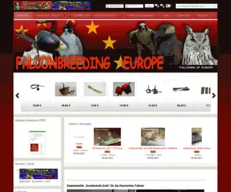 Falconbreeding.eu(Greifvögel) Screenshot