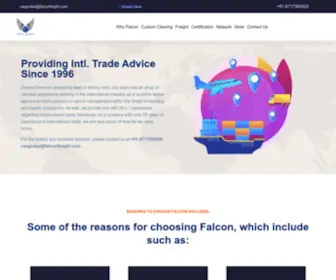 Falconfreight.com(Custom clearing agent and freight forwarding agents in delhi) Screenshot