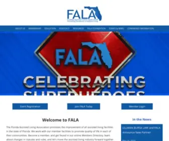 Fala.org(Florida Assisted Living Association) Screenshot