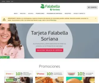 Falabella.com.mx(Falabella Soriana) Screenshot