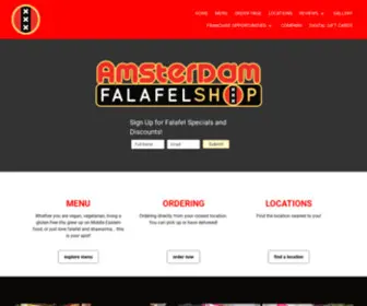 Falafelshop.com(Amsterdam Falafelshop) Screenshot