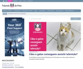 Falandodepets.com(Falando de Pets) Screenshot