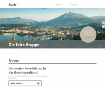 Falck.swiss(Home) Screenshot