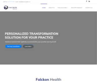 Falckonhealth.com(Falckon Health) Screenshot