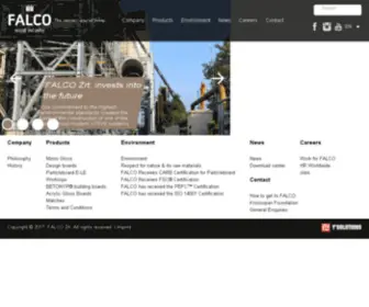 Falco-Woodindustry.com(FALCO wood industry) Screenshot
