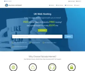 Falcoda.co.uk(UK Web Hosting) Screenshot