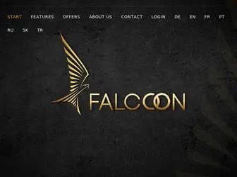 Falcoon.com(Changing lives on the wings of time) Screenshot