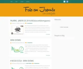 Faleemjapones.com(Fale em Japon) Screenshot