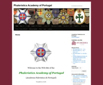 Faleristica.org(Phaleristics Academy of Portugal) Screenshot