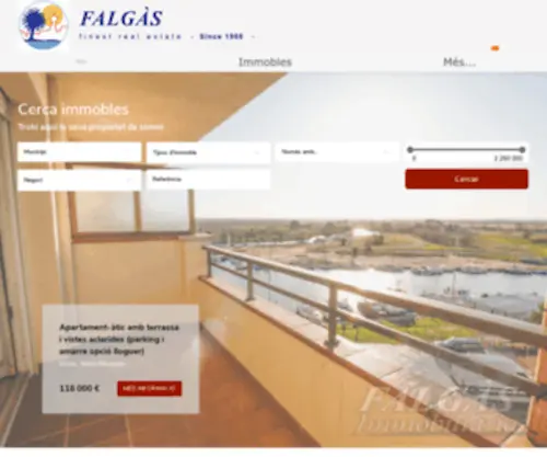 Falgas-Immo.com(Falgas Immo) Screenshot