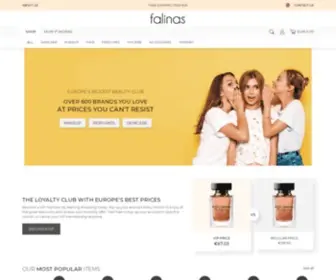 Falinas.com(Save up to 80% on top luxury brands. Falinas) Screenshot