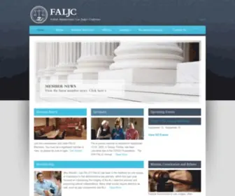 Faljc.org(Federal Administrative Law Judges Conference) Screenshot