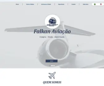 Falkanaviacao.com.br(Importação) Screenshot
