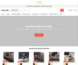 Falkel.com(Laptop Stands) Screenshot