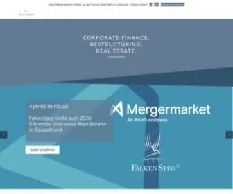 Falkensteg.com(Corporate Finance) Screenshot