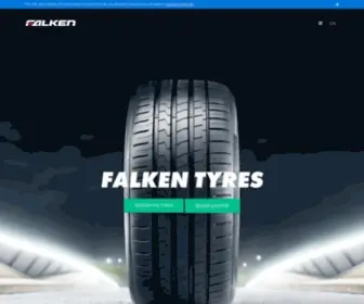 Falkentyre.com(Falken Tyre) Screenshot