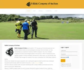 Falkirkcompanyofarchers.co.uk(Falkirk Company of Archers) Screenshot