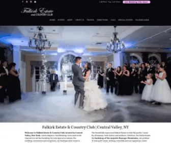 Falkirkestate.com(Falkirk Estate Wedding Venue) Screenshot