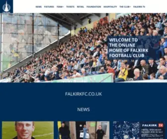 Falkirkfc.co.uk(Falkirk Football Club Official Site) Screenshot