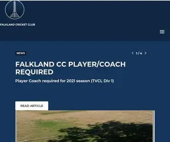 Falklandcc.co.uk(Falkland Cricket Club) Screenshot