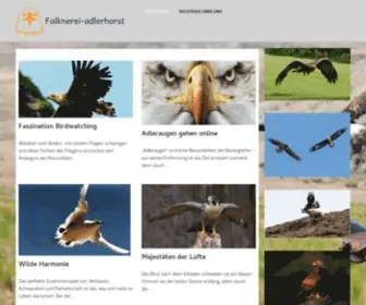 Falknerei-Adlerhorst.de(Falknerei) Screenshot