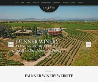 Falknerwinery.com(Falkner Winery) Screenshot