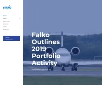 Falko.com(Aircraft Asset Management Company) Screenshot