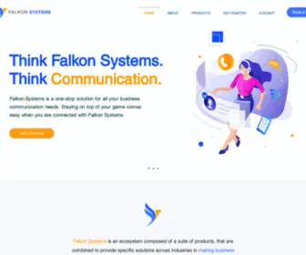 Falkonsystems.com(Falkon Systems) Screenshot