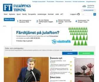 Falkopingstidning.se(Falköpings Tidning) Screenshot