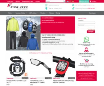 Falkostore.nl(Groothandel in fietsonderdelen en accessoires) Screenshot