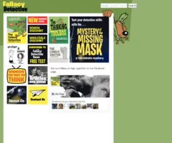 Fallacydetective.com(Fallacy Detective) Screenshot