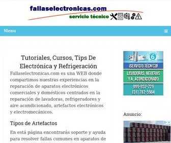 Fallaselectronicas.com(Tutoriales) Screenshot