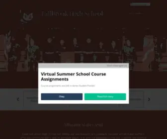 Fallbrookhs.org(Fallbrook High School) Screenshot