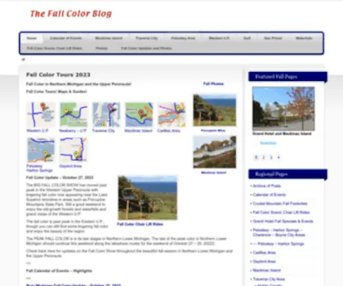 Fallcolorblog.com(2014 Fall PhotosCrystal Mountain – Oct. 6Boyne Highlands) Screenshot