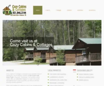 Fallcreekfallscabins.com(Cozy Cabins & Cottages) Screenshot