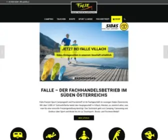 Falle.at(Falle Freizeit Sport Campingwelt und Fischertreff) Screenshot