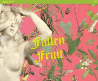 Fallenfruit.org(Share your fruit) Screenshot