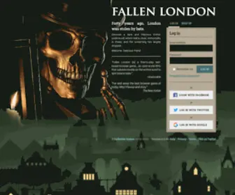 Fallenlondon.com(Fallen London) Screenshot